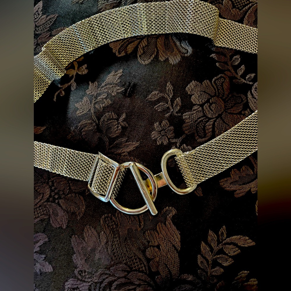 Great silver  mesh belt